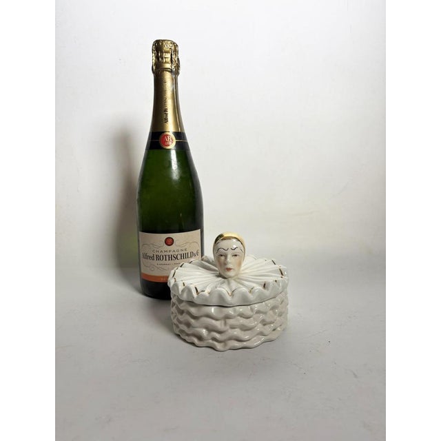 Rococo Porcelain Box from Pierrot, France, 1970s For Sale - Image 3 of 9