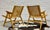 Wood Pair of Mid Century Modern "Rex" Folding Lounge Chairs Designed by Niko Kralj, C. 1960's For Sale - Image 7 of 14