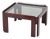 Square Coffee Table with Smoked Glass by Afra & Tobia Scarpa, Italy, 1960s For Sale