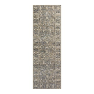 Chris Loves Julia x Loloi Rosemarie Sand / Lagoon 2'-7" x 12'-0" Runner Rug For Sale