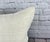 Turkish 20 x 20 Hemp Pillow Turkish Cushion Natural Grayish White Pillow Cushion Cover For Sale - Image 3 of 4
