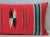 Mexican Red Serape Bolste Pillow For Sale - Image 4 of 5