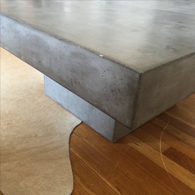 CB2 Element Concrete Square Coffee Table Chairish