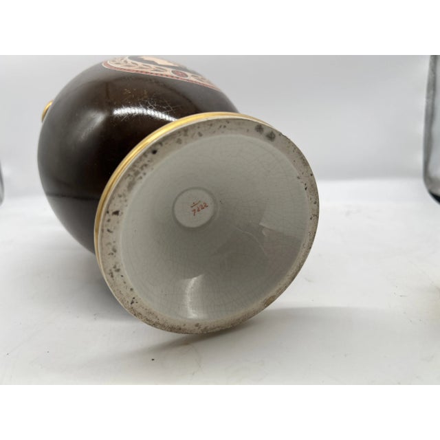 Ceramic 19th Century, Grand Tour Roman Revival Amphora Style Vase After Thomas Hope For Sale - Image 7 of 10