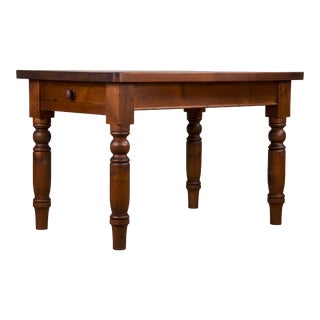 English Country Style Pine Dining Table For Sale