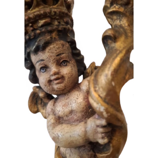 Antique Baroque Wall Candle Holder For Sale - Image 4 of 8