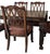 Wood Elegant Intricate Carved Wood Dinning Room Table Set Including 6 Chairs & 2 Additional Leaves For Sale - Image 7 of 9
