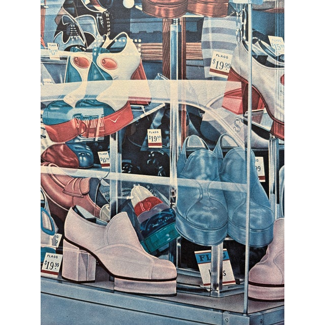 Blue "New Shoes" Limited Edition Lithograph by Don Eddy From 70's For Sale - Image 8 of 11