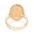 Not Yet Made - Made To Order Fire Opal Cocktail Halo Diamond Ring in 14k Gold Ring Size 6 For Sale - Image 5 of 12