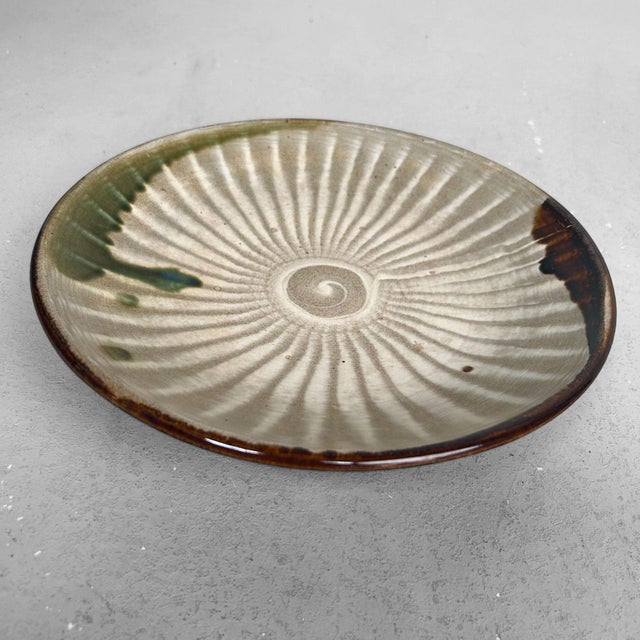 Japanese Ceramic Plate, 1970 For Sale - Image 17 of 17