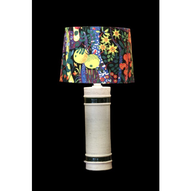 A stylish and timeless ceramic lamp base. The lamp base is manufactured by Bitossi for Bergboms and is in off-white...