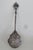Italy Ornate Silvertone Straining Spoon Decorative Floral Cherub Motif 5143b For Sale - Image 4 of 12