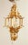 Mid 20th Century Mid 20th Century Italian Hollywood Regency Gilt Tole Lantern Chandelier For Sale - Image 5 of 13