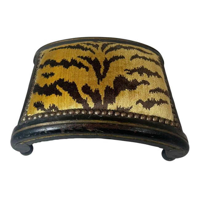 Early 19th Century French Footstool in Scalamandre For Sale In Tampa - Image 6 of 8