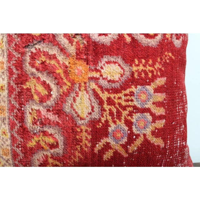 1960s Turkish Decorative Pillow Cover - 15.7"x16” For Sale - Image 5 of 11