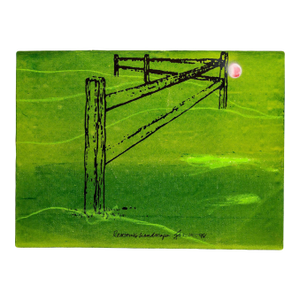 Iain BaxterIain Baxter& "Reaching Landscape" Conceptual Monoprint Painting