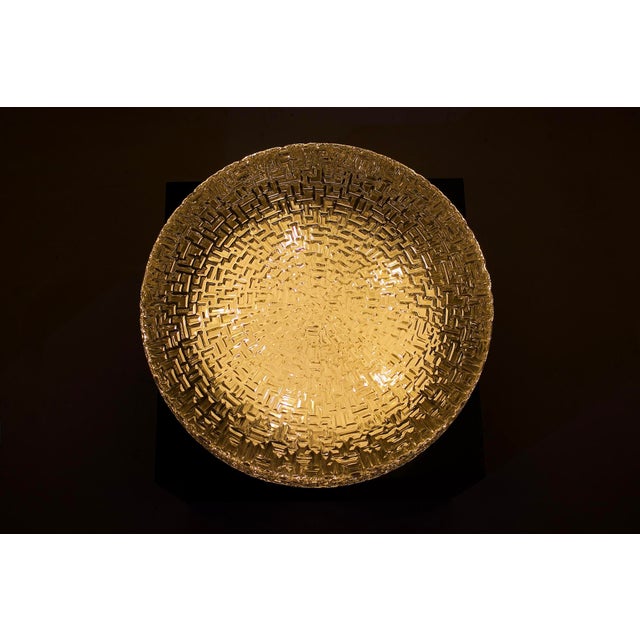 Mid-Century Modern Glass Ceiling Light, 1970s For Sale - Image 3 of 6