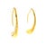 Tiffany & Co. Elsa Peretti Spain 18k Gold Teardrop Earrings For Sale In Las Vegas - Image 6 of 8