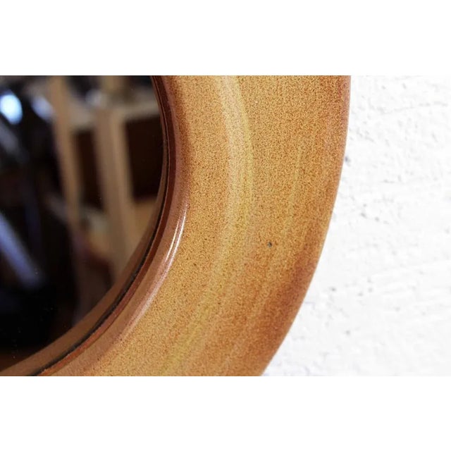 Vintage Ceramic Apple Mirror, 1970s For Sale - Image 4 of 11