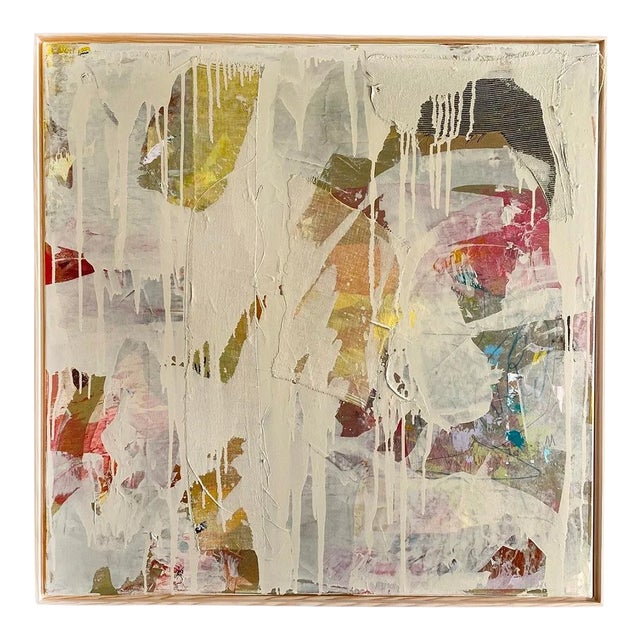 “Lemon Ginger” 2022 Original Mixed Media Painting by Jessalin Beutler For Sale