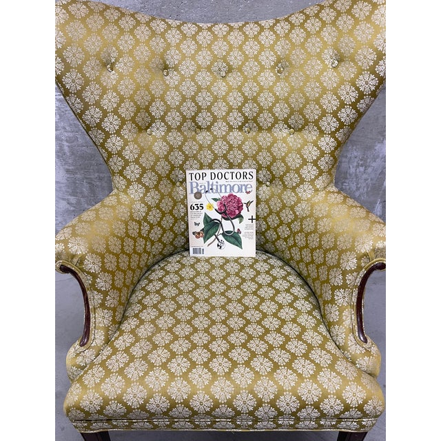 1940's Mid Century Modern Butterfly Wingback Chair For Sale - Image 10 of 10
