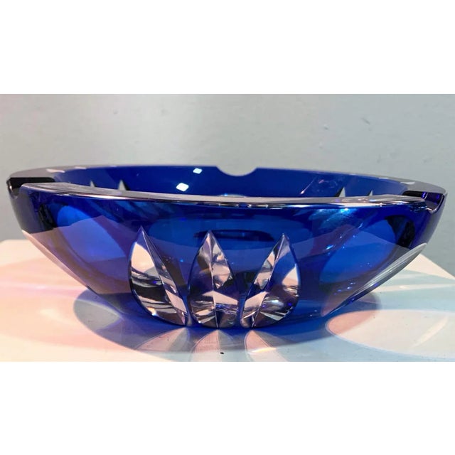 Glass Ashtray from Val Saint Lambert, 1970s For Sale - Image 4 of 7