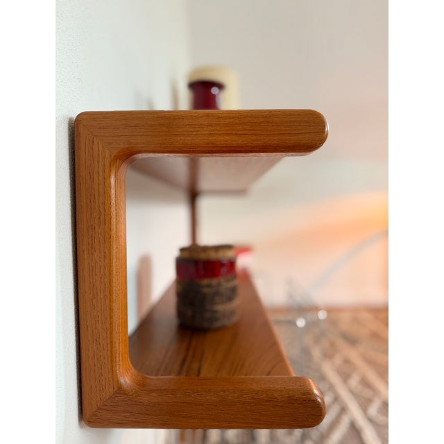 Teak Wall Shelf from Dyrlund, Denmark, 1960s For Sale - Image 10 of 15