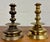 Vintage Solid Brass Candlesticks Candle Holders With Drip Pans - Pair For Sale - Image 4 of 7