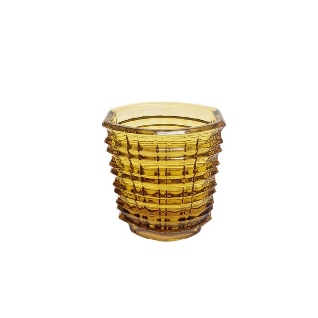 New Look Optical Vase by Jan Sylwester Drost for Ząbkowice Glassworks, 1970s For Sale - Image 9 of 11