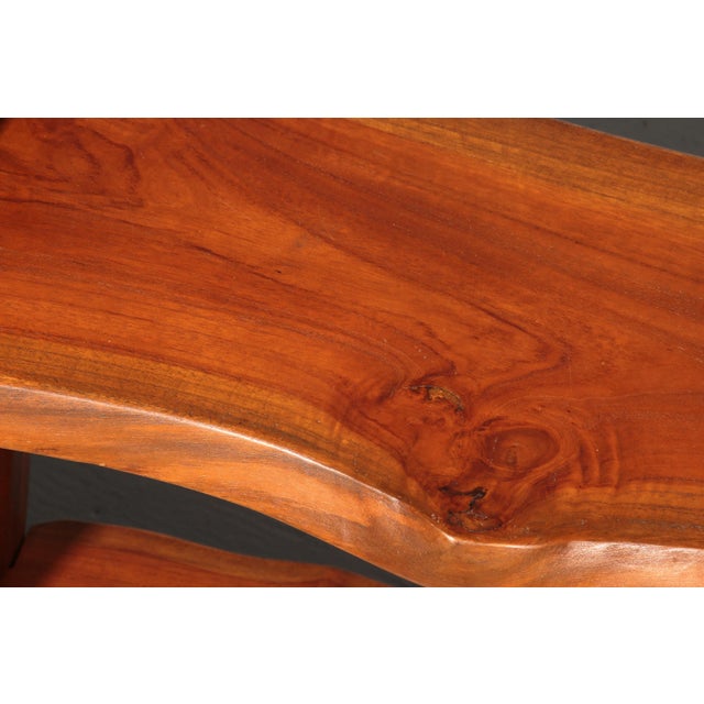 Wood Mid-Century French Wooden Bookcase, 1960s For Sale - Image 7 of 13