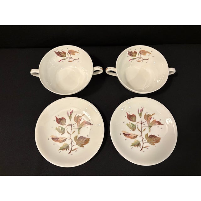Make your intimate fall luncheon complete with this set of Wakefield china. Includes two cream soup bowls (6-1/4 x 4-5/8 x...