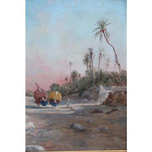 Fortunio, Hail by the River, 1800s, Oil on Canvas For Sale - Image 5 of 11