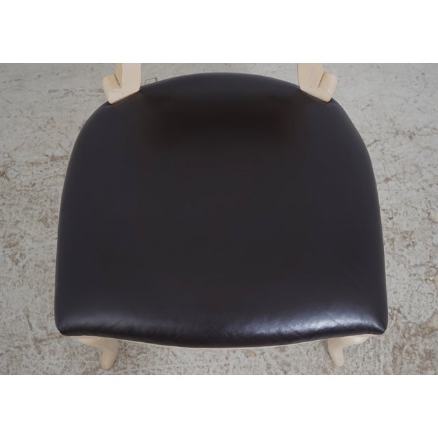 Set of 8 Hickory White Country French Dining Chairs For Sale - Image 10 of 18