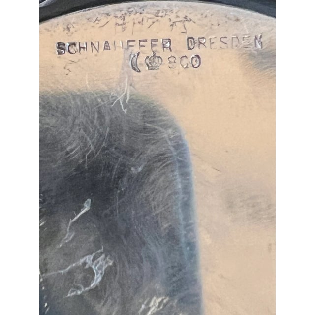 1960s Vintage Schnaufer Dresden and Rosenthal Inserts 800 Silver German Ramekin Dishes- Set of 6 For Sale - Image 11 of 13