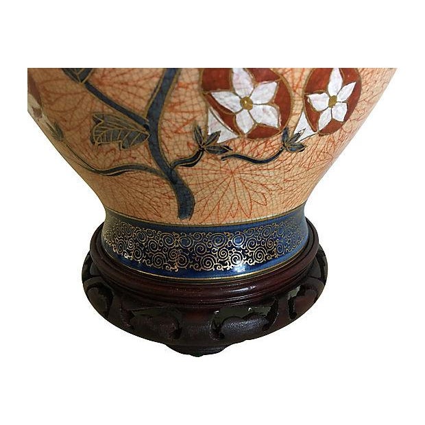 Chinese Dragons Vase Lamp w/Shade Chairish