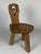 Brutalist Sculptural Chunky Tripod Stool in Oak, 1960s For Sale - Image 17 of 17