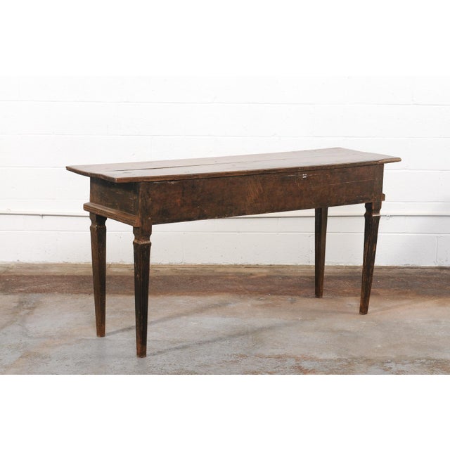 Coffee Brazilian Peroba Wood Console, 19th C. For Sale - Image 8 of 13
