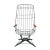 Wood Vintage Homecrest High-Back Wire Lounge Mid-Century Modern Chair With Custom Teak Armrests – Rare Vintage For Sale - Image 7 of 12
