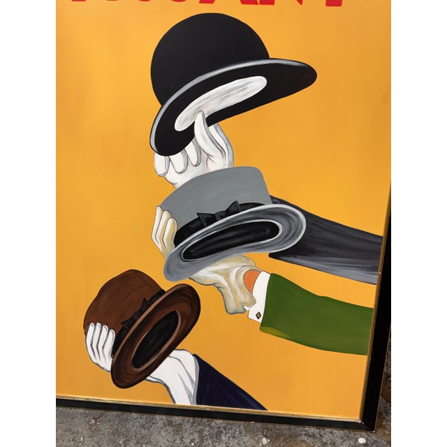 In the Style of Leonetto Cappiello "Mossant" French Poster Painting For Sale - Image 12 of 12