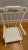 Children's 1970s Vintage White Wooden Children’s Nursery Rocking Chair With Black Etching and Music For Sale - Image 3 of 11