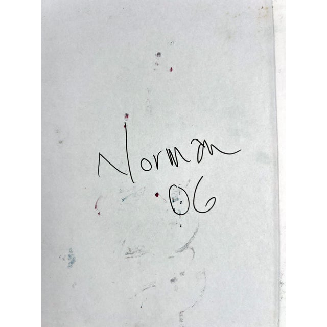 Textile Nude in the Garden Fauvist Nude Original Oil on Canvas by Anna Norman For Sale - Image 7 of 7