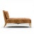 Brown Paul McCobb for Calvin Mid Century Walnut and Brass Chaise Lounge For Sale - Image 8 of 9