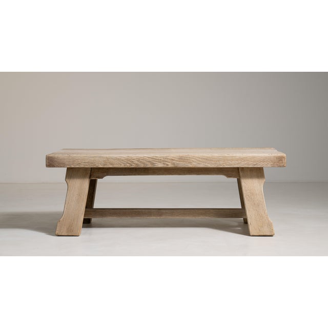 1970s Oak Coffee Table For Sale - Image 4 of 9