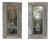 Pair of 19th Century Italian Engraved Mirrors with Original Paint For Sale