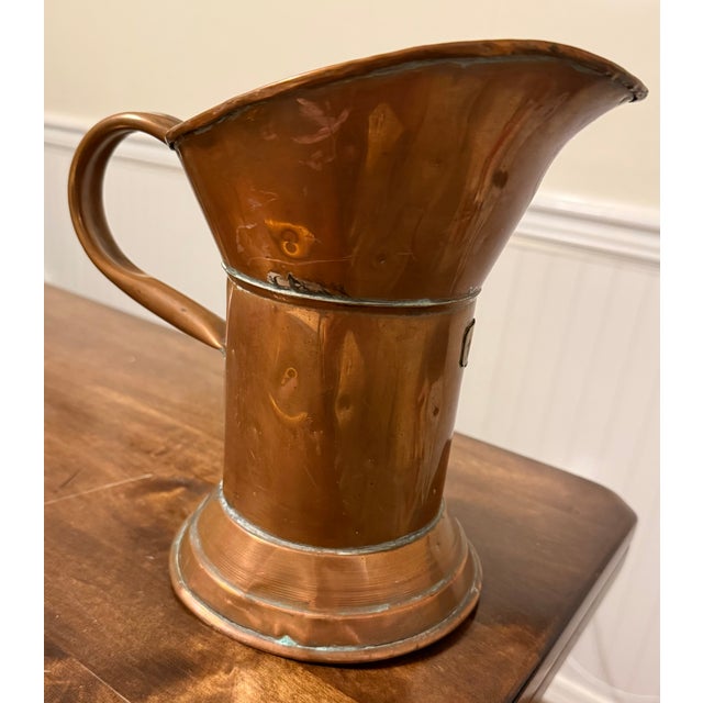 1970s Hammered Copper Pitcher For Sale - Image 10 of 15