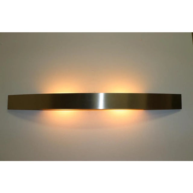 Platinum Modern Italian Wall Lamp For Sale - Image 8 of 12