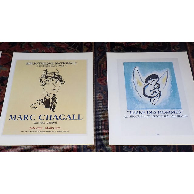 Mid-Century Modern Vintage Mid 20th C. Marc Chagall Poster Lithographs - Set of 12 For Sale - Image 3 of 8