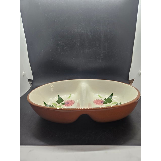 Vintage Stangl Pottery Divided Serving
