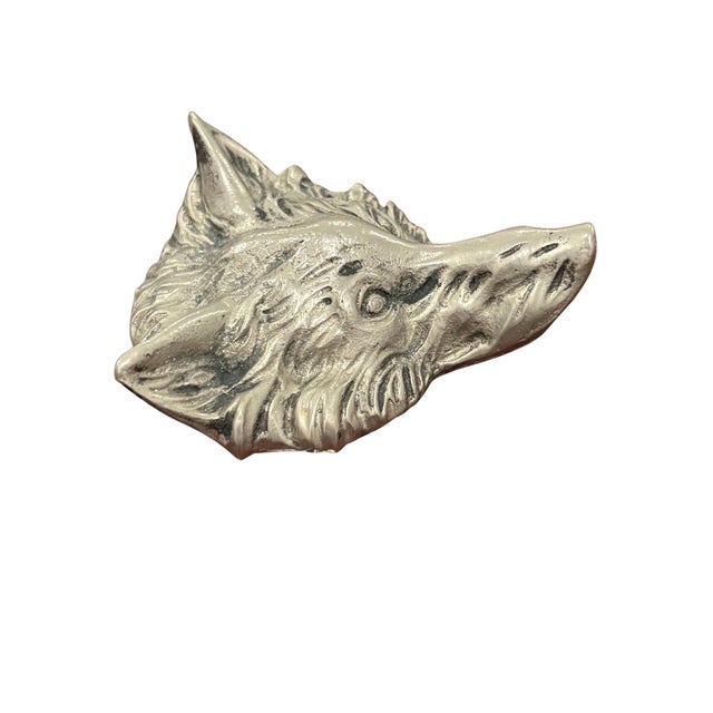 Late 20th Century Vintage Gucci Silver-Tone Fox Head Bottle Opener For Sale - Image 5 of 8
