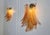 Vintage Murano Amber Felci Glass Wall Sconces, 1990s, Set of 2 For Sale - Image 13 of 18